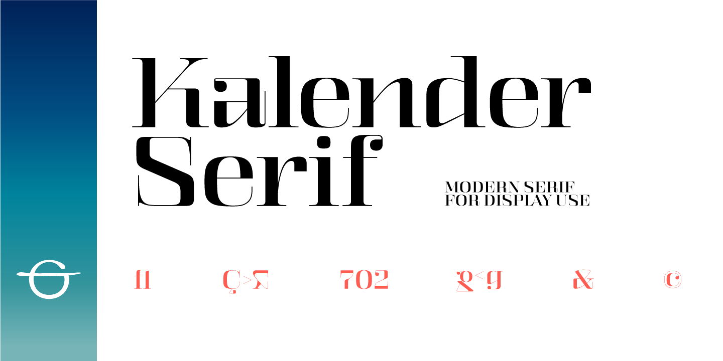 Шрифт Kalender Serif